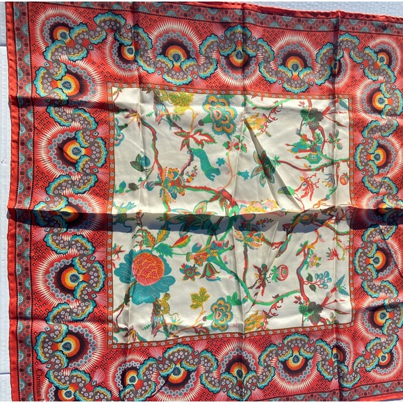 Christian Lacroix Accessories - Christian Lacroix Hand Rolled Silk Scarf 26x26